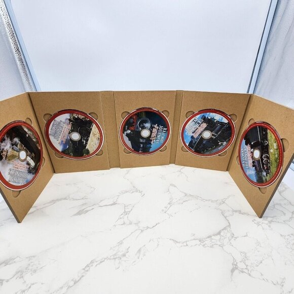 Railway Journeys Vanishing Age of Steam Railroad Documentary Train DVD 5 disc - Picture 5 of 6